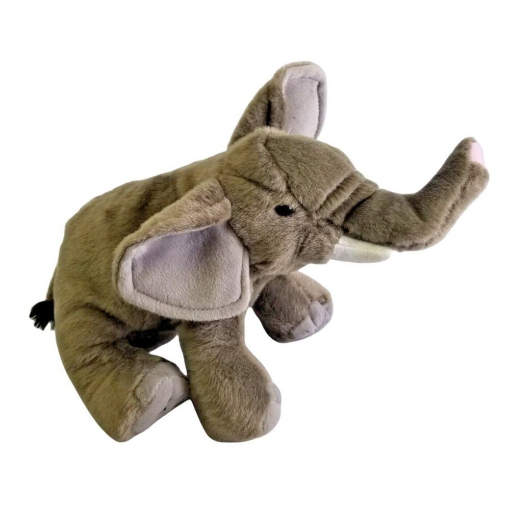 Wild Republic Gray 2016 Elephant Plush Realistic Stuffed Animal Toy 14”